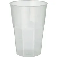 Papstar 450 Gläser für Caipirinha PP 0,3 l Ø 8 cm 11 cm transluzent unzerbrechlich