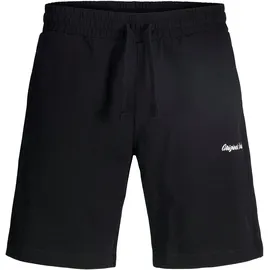 JACK & JONES Sweat Shorts Karl in Schwarz-XL