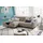 KAWOLA Ecksofa Cara Cord Recamiere links taupe