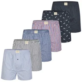 MG-1 Boxershorts kariert L 6er Pack