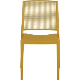 Siena Garden Stapelstuhl-Set Square 4-teilig Mustard
