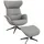 flexlux Relaxsessel FLEXLUX Polyester 90 x 107 x 89 cm grau mit Kopfteil