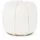 BIZZOTTO Pouf Karolina aus Stoff, Wolle 44 x 39 x 44 cm Weiß
