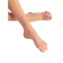 Falke Strumpfhose Shelina Toeless 12 DEN 1 Paar Beige S-M