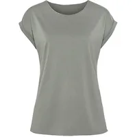 LASCANA Rundhalsshirt Damen graugrün Gr.32/34
