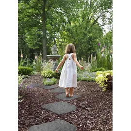 Lemodo Trittstein Gartenplatte Steinoptik 42 x 53 x 2,3 cm