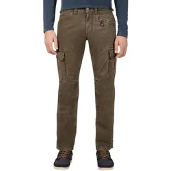 TIMEZONE Herren Cargo Hose BenTZ Regular Fit Dark Beige Normaler Bund Reißverschluss 36W /  32L