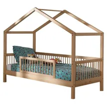 58 aufm Kessel Hausbett Kelci 90 x 200 cm Buche massiv natur braun