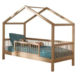 58 aufm Kessel Hausbett Kelci 90 x 200 cm Buche massiv natur braun
