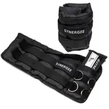 Synergee Gewichtsmanschetten für Knöchel und Handgelenk, bequeme Passform, 2 Stück Erhältlich in 0,5 kg, 0,9 kg, 2,3 kg, 4,5 kg und 9 kg. Einheitsgröße, B) 4,5 kg