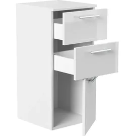 Posseik Midischrank 75 x 75 x 36,8 cm Weiß