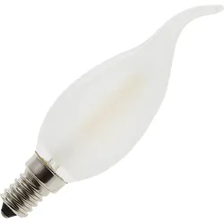 Lighto | LED-Glühfaden | Kleine Fassung E14 | Kerzenlampenspitze | Hell | 35mm | 2W
