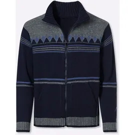 Witt Weiden Strickjacke in marine-gemustert | Gr.: 52