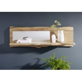 Massivmoebel24 Wandregal 121 x 22 x 38 cm Beige