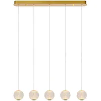 LUCIDE Cintra 5-flg. 11x150 cm eckig transparent