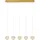 LUCIDE Cintra 5-flg. 11x150 cm eckig transparent