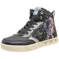 GEOX Mädchen J Skylin Girl E Sneakers, Navy Platinum,