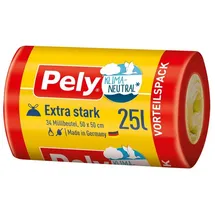 Mülleimer-Beutel Pely Müllbeutel 25 L 34 Stück Müllsack Abfallbeutel extra stark Klimaneutral