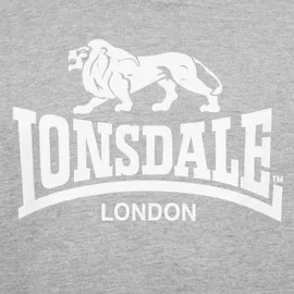 Lonsdale Fremington Kapuzenpullover - Marl Grey - L