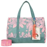 Fritzi aus Preußen Fritzi x Frida Kahlo Limited Bloom Schultertasche Polyester Petrol
