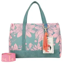 Fritzi aus Preußen Fritzi x Frida Kahlo Limited Bloom Schultertasche Polyester Petrol
