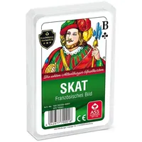 Ass Altenburger Spielkarten Skat Französisches Bild Blatt im Plastiketui 10er Pack
