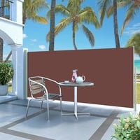 vidaXL Ausziehbare Seitenmarkise 140 x 300 cm braun 45358