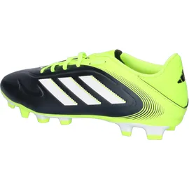 adidas Copa Pure III Club FG/MG Nockenschuhe, schwarz, Größe 48 2/3 - Core Black/Ftwr White/Lemon / 48 2⁄3