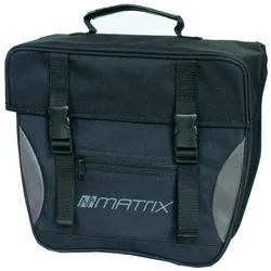 Matrix Einzeltasche schwarz/silber