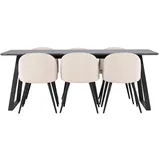 VCM ebuy24 Essgruppe, Essgruppe Malaga dunkel (MDF)