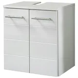 HELD MÖBEL Waschbeckenunterschrank »Rimini«, BxHxT: 50 x 53 x 34 cm, Anschlagrichtung: links/rechts - weiss