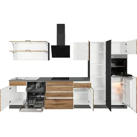 kochstation Küchenzeile KS-Trier 350 cm grau
