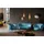 SalesFever Muschelsofa Samt 2-Sitzer Blau