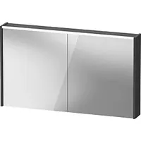 Duravit D-Code Spiegelschrank Verspiegelt DC7108049492000 1200x700x148, Graphit Matt, Steckdose