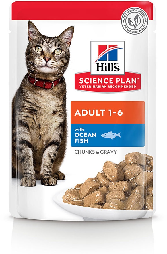 12 x 85 g Hill's Science Plan Adult Seefisch Katzenfutter nass
