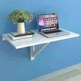 vidaXL Wandklapptisch Weiß 100x60 cm - Weiß