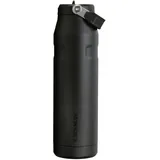 Stanley IceFlow Thermoflasche mit Strohhalm 1,06 l schwarz