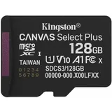Kingston Canvas Select Plus microSD 128GB micSDXC Gen3 150R A1 Ohne SD-Adapter - Flash-Speicherkarte - 128 GB MicroSDXC, Speicherkarte schwarz, UHS-I