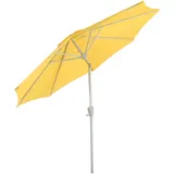 MCW Sonnenschirm Asti Ø 2,7m Neigbar Gelb