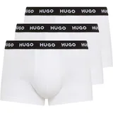 Hugo Boxershorts unifarben weiß L 3er Pack