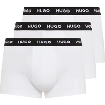 Hugo Boxershorts unifarben weiß L 3er Pack
