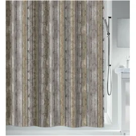 Spirella Duschvorhang Roman 180 x 180 cm braun