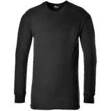 PORTWEST Thermo-T-Shirt, B123 mit langen Ärmeln Schwarz_M