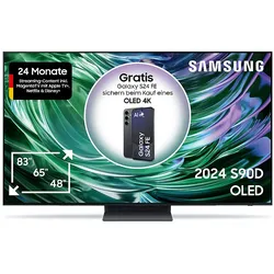 SAMSUNG OLEDGQ77S90D OLED TV (Flat, 77 Zoll / 195 cm, 4K, SMART TV, Tizen)