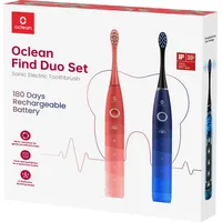 oclean Find Duo Set elektrische Zahnbürsten pink/blau + 2. Handstück