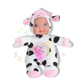 CLAUDIO REIG Baby-Puppe Reig Kuh 35 cm Musikalisches Plüschtier