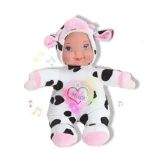 CLAUDIO REIG Baby-Puppe Reig Kuh 35 cm Musikalisches Plüschtier