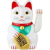 Freak Scene Glückskatze - Maneki-Neko - Winkekatze - 25 cm - weiß