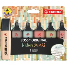 Stabilo BOSS ORIGINAL NatureCOLORS - 6 Stück