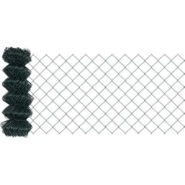 vidaXL Maschendrahtzaun 10 x 60 cm Grün/Stahl